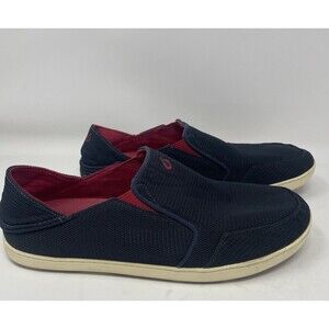 Olukai Slip-On Casual Shoes Sneakers Nohea Mesh Black Size 11.5 10188-DG43
